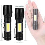 USB Charge Zoomable LED Torch Light (500 Meter Range) - Image 5
