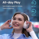 Edifier WH950NB Noise Cancellation Over-Ear Wireless Headphones - Image 10